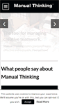 Mobile Screenshot of manualthinking.com