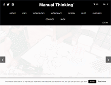 Tablet Screenshot of manualthinking.com